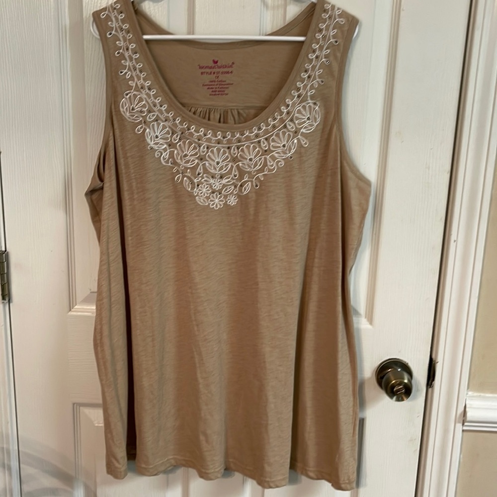 Nwot Woman Within tank top size 1X